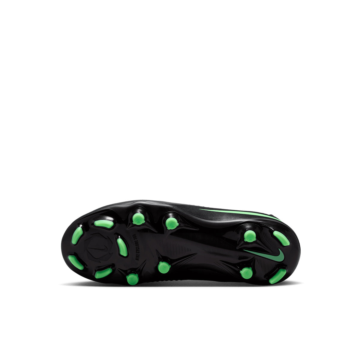 NIKE JR PHANTOM 6 HIGH ACADEMY FG/MG - BLACK/ILLUSION GREEN/BLACK