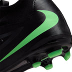 NIKE JR PHANTOM 6 HIGH ACADEMY FG/MG - BLACK/ILLUSION GREEN/BLACK