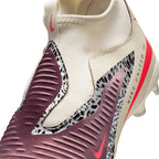 NIKE JR PHANTOM 6 HIGH ACADEMY NU3 FG/MG - BURGUNDY CRUSH/UNIVERSITY RED/FOSSIL