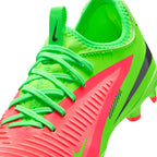 NIKE JR PHANTOM 6 LOW ACADEMY ERLING HAALAND FG/MG - HOT PUNCH/BLACK/GREEN STRIKE