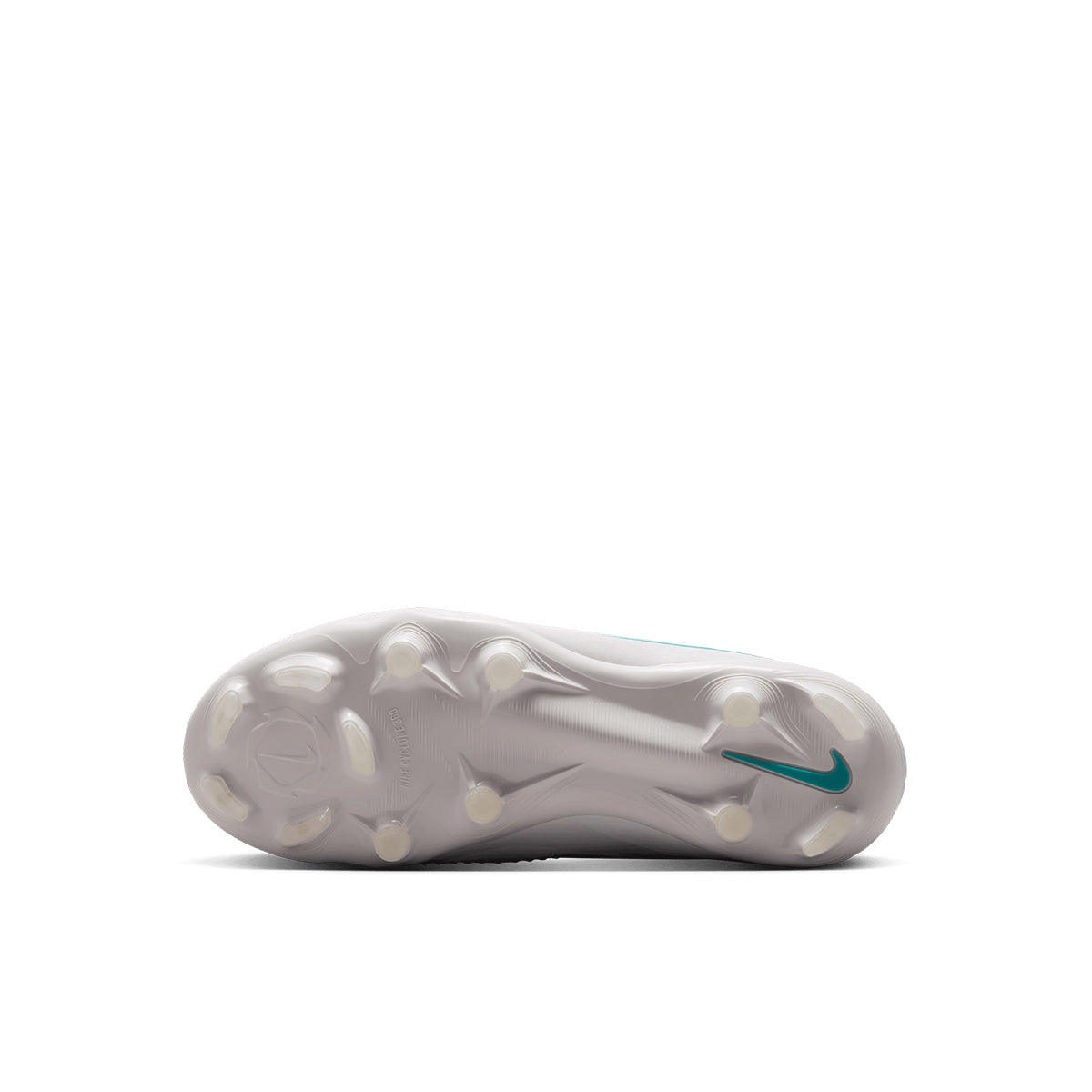 NIKE JR PHANTOM 6 LOW ACADEMY FG/MG - WHITE/DUSTY CACTUS/WHITE