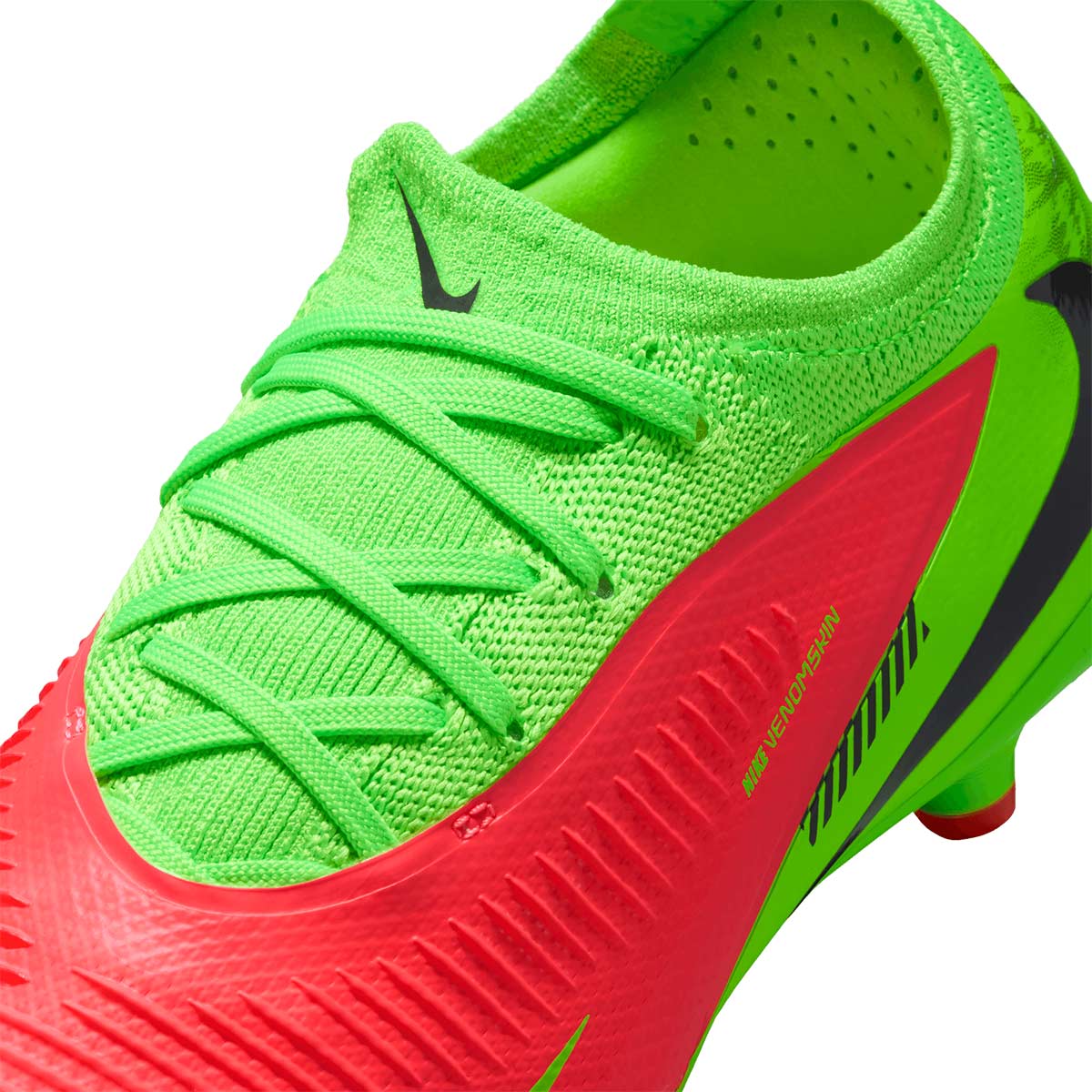NIKE JR PHANTOM 6 LOW PRO ERLING HAALAND FG/MG - HOT PUNCH/BLACK/GREEN STRIKE