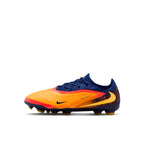 NIKE JR PHANTOM 6 LOW PRO ERLING HAALAND FG/MG - LASER ORANGE/LEMON VENOM/BLUE VOID
