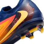 NIKE JR PHANTOM 6 LOW PRO ERLING HAALAND FG/MG - LASER ORANGE/LEMON VENOM/BLUE VOID