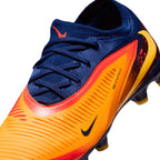 NIKE JR PHANTOM 6 LOW PRO ERLING HAALAND FG/MG - LASER ORANGE/LEMON VENOM/BLUE VOID