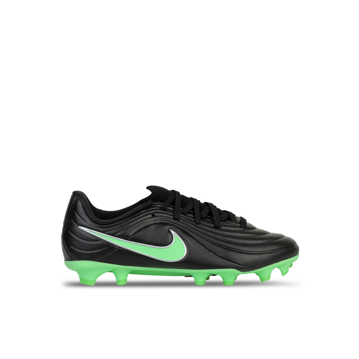 NIKE JR TIEMPO MAESTRO ACADEMY FG/MG - BLACK/ILLUSION GREEN/BLACK