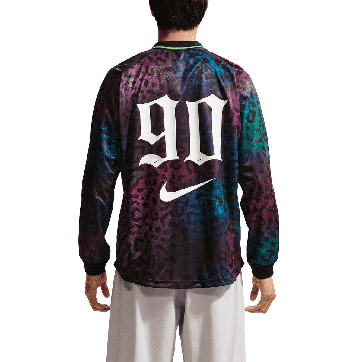 NIKE MAD 90 PACK TIEMPO LONG SLEEVE JERSEY - BLACK