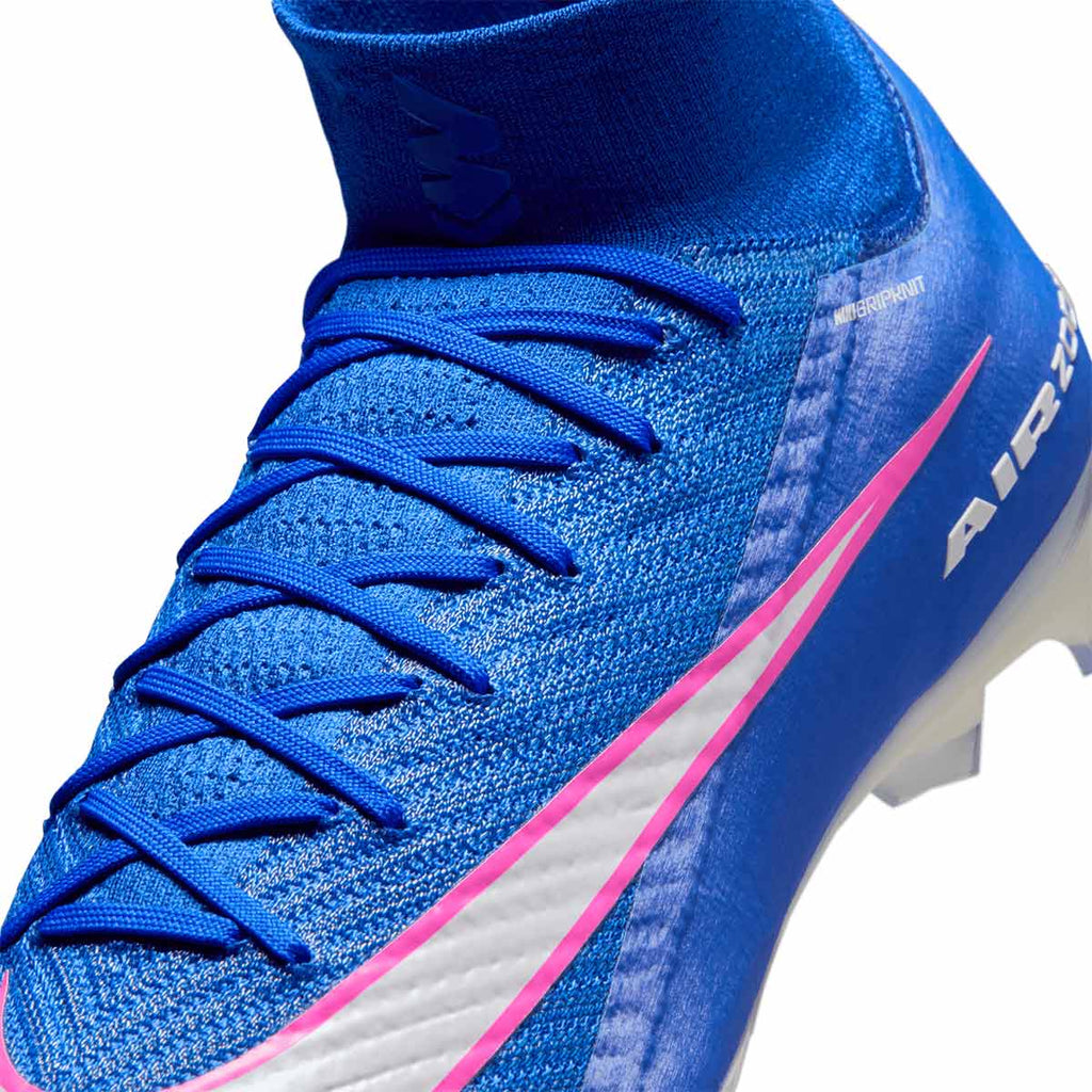 NIKE MERCURIAL SUPERFLY 10 ELITE FG - RACER BLUE/WHITE