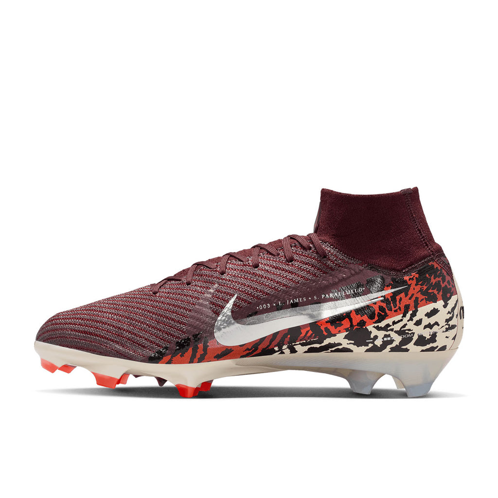 NIKE MERCURIAL SUPERFLY 10 ELITE NU3 FG - BURGUNDY CRUSH/METALLIC SILVER