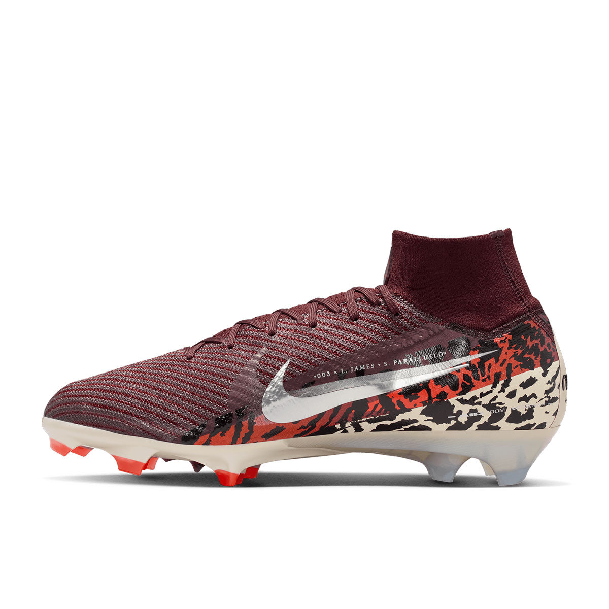 NIKE MERCURIAL SUPERFLY 10 ELITE NU3 FG - BURGUNDY CRUSH/METALLIC SILVER