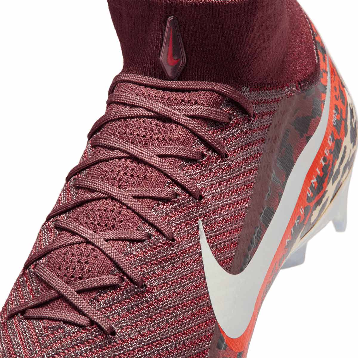 NIKE MERCURIAL SUPERFLY 10 ELITE NU3 FG - BURGUNDY CRUSH/METALLIC SILVER
