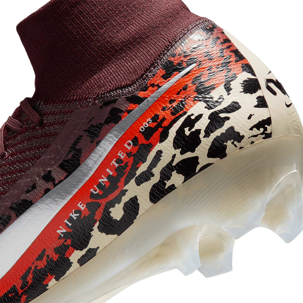 NIKE MERCURIAL SUPERFLY 10 ELITE NU3 FG - BURGUNDY CRUSH/METALLIC SILVER