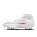 NIKE MERCURIAL SUPERFLY 11 ACADEMY FG/MG - WHITE/BLUR/BRIGHT CRIMSON