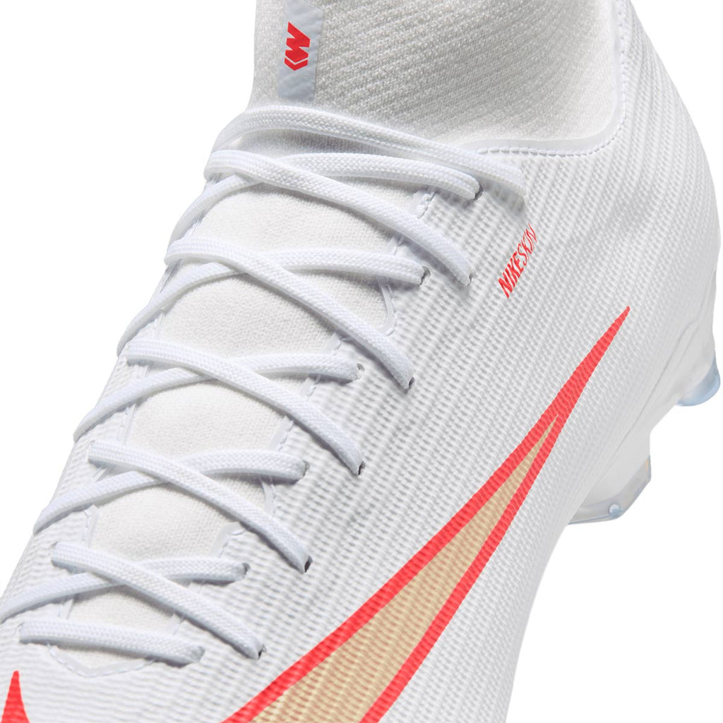 NIKE MERCURIAL SUPERFLY 11 ACADEMY FG/MG - WHITE/BLUR/BRIGHT CRIMSON