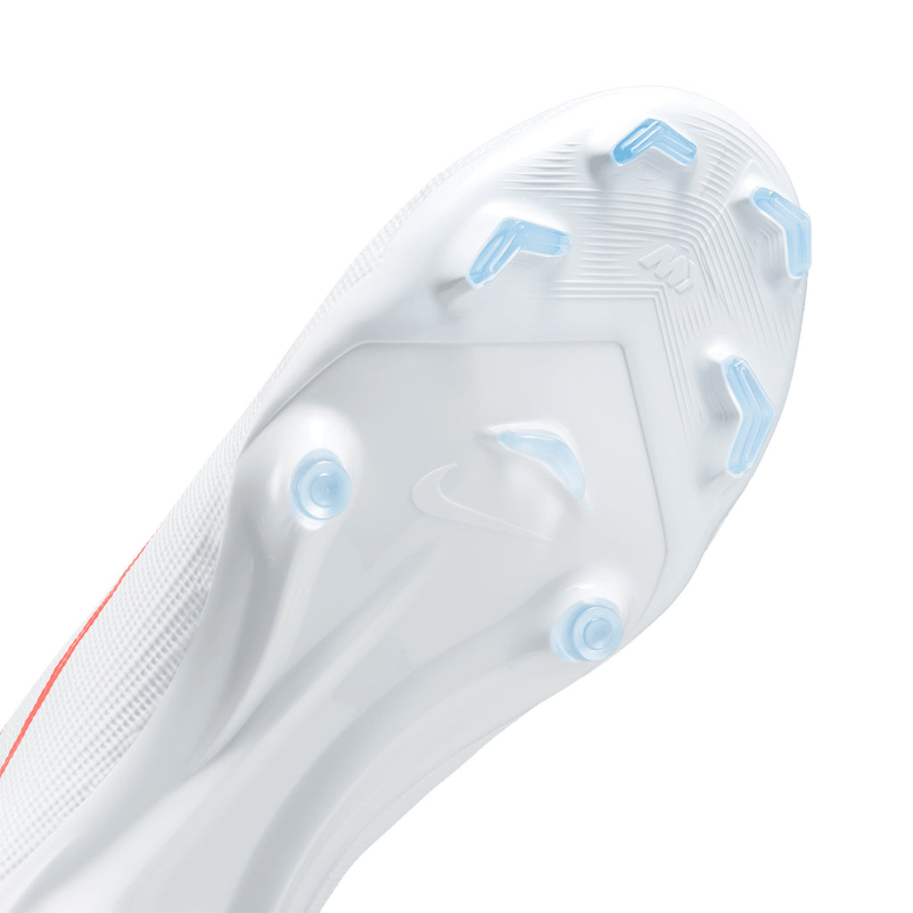 NIKE MERCURIAL SUPERFLY 11 ACADEMY FG/MG - WHITE/BLUR/BRIGHT CRIMSON