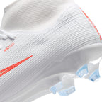 NIKE MERCURIAL SUPERFLY 11 ACADEMY FG/MG - WHITE/BLUR/BRIGHT CRIMSON