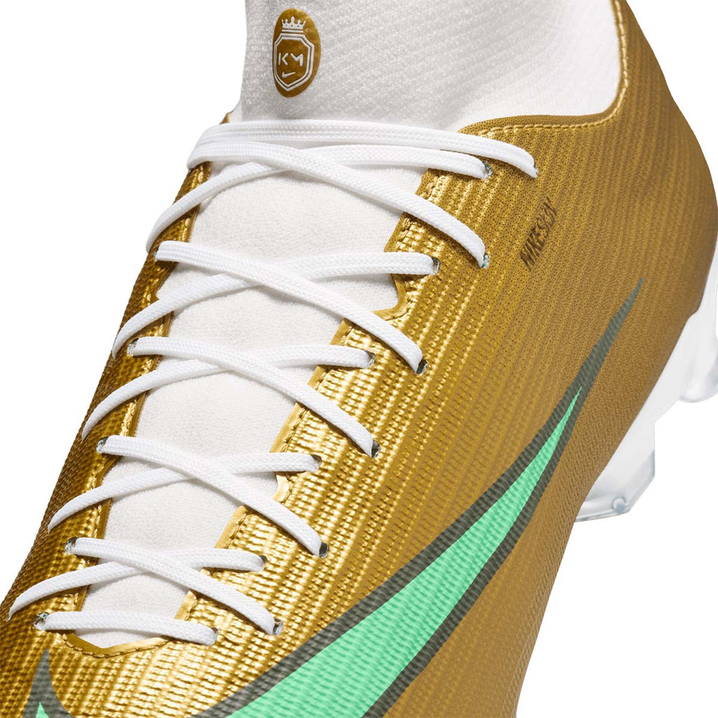 NIKE MERCURIAL SUPERFLY 11 ACADEMY KM FG/MG - METALLIC GOLD/GREEN GLOW