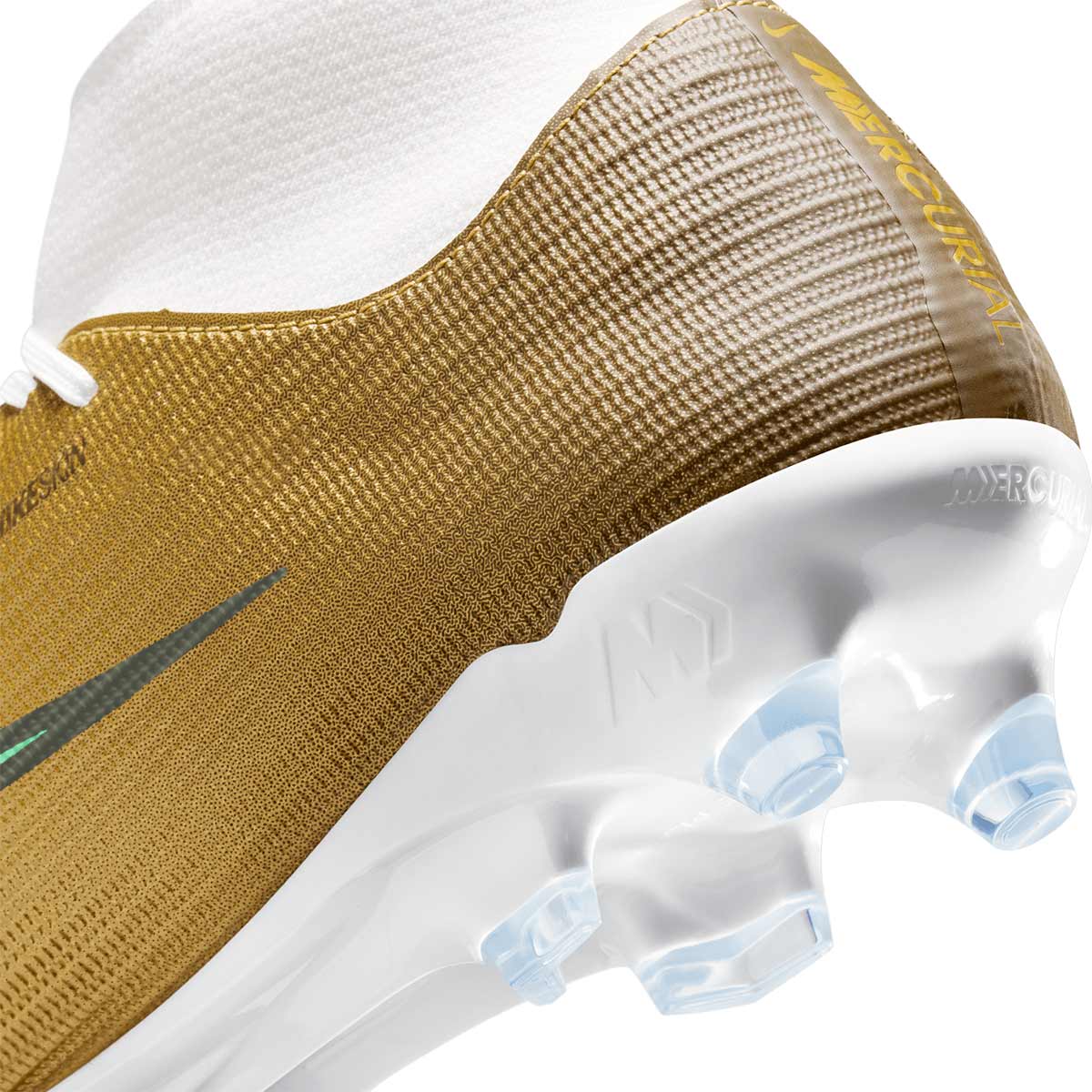 NIKE MERCURIAL SUPERFLY 11 ACADEMY KM FG/MG - METALLIC GOLD/GREEN GLOW
