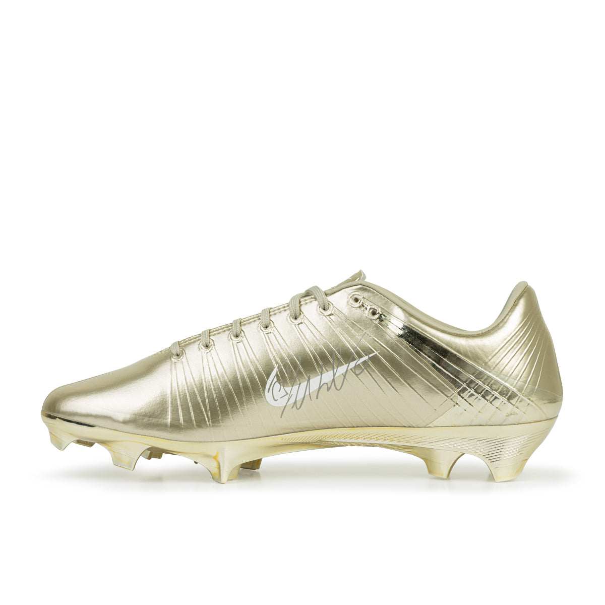 รองเท้าฟุตบอล NIKE MERCURIAL SUPERFLY ELITE RGN SE FG - MTLC GOLD STAR/WHITE
