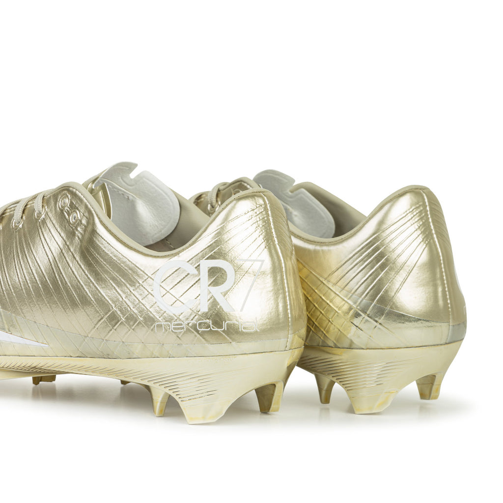 รองเท้าฟุตบอล NIKE MERCURIAL SUPERFLY ELITE RGN SE FG - MTLC GOLD STAR/WHITE