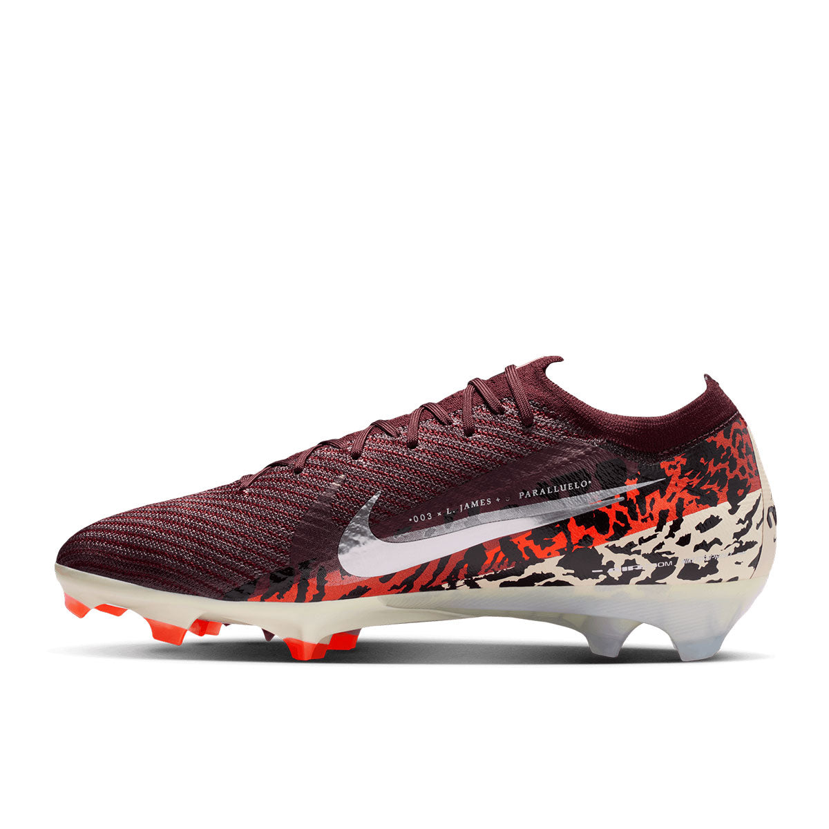 NIKE MERCURIAL VAPOR 16 ELITE NU3 FG - BURGUNDY CRUSH/METALLIC SILVER