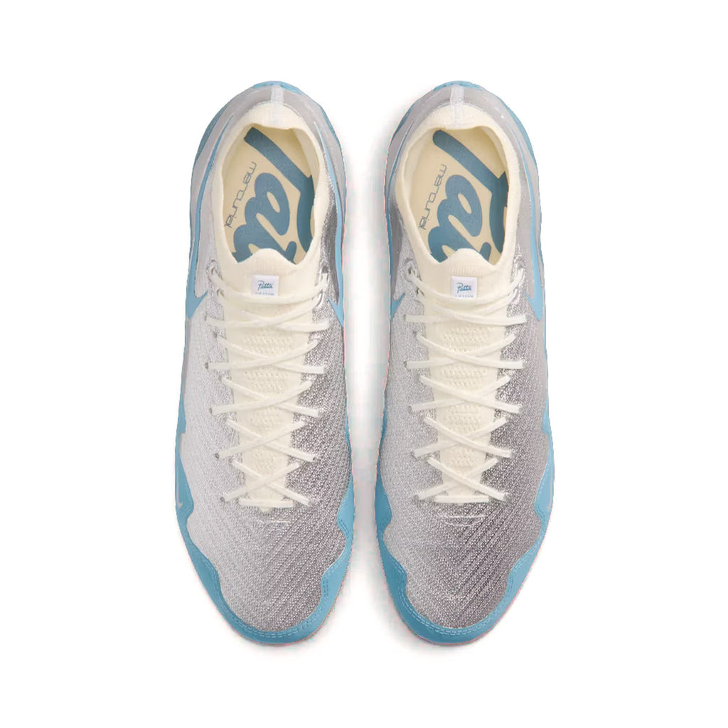 NIKE MERCURIAL VAPOR 16 ELITE X PATTA SE FG - CHROME/NOISE AQUA/WHITE