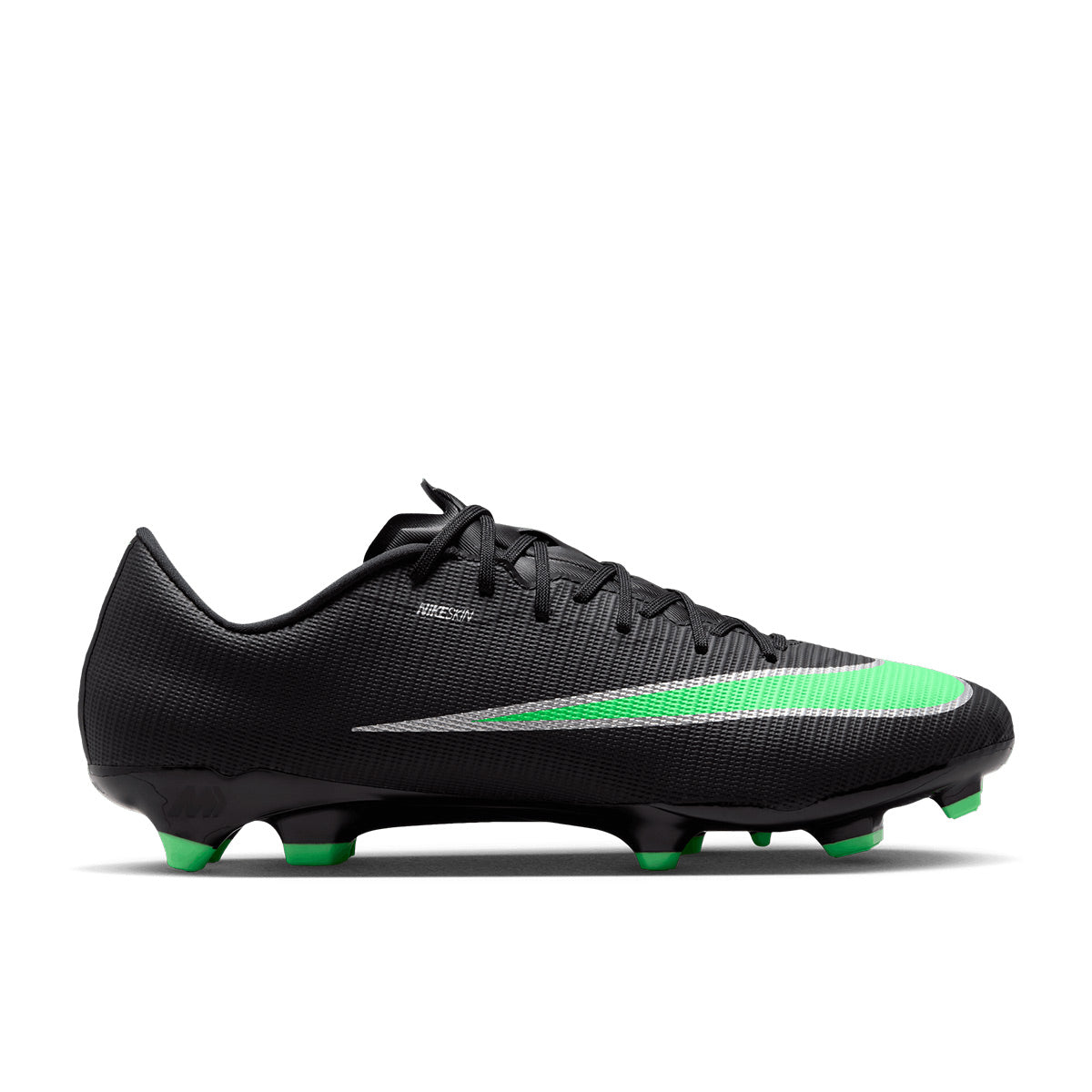 NIKE MERCURIAL VAPOR 17 ACADEMY FG/MG - BLACK/ILLUSION GREEN/BLACK