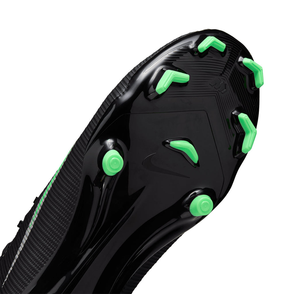 NIKE MERCURIAL VAPOR 17 ACADEMY FG/MG - BLACK/ILLUSION GREEN/BLACK