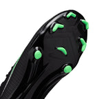 NIKE MERCURIAL VAPOR 17 ACADEMY FG/MG - BLACK/ILLUSION GREEN/BLACK