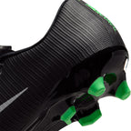 NIKE MERCURIAL VAPOR 17 ACADEMY FG/MG - BLACK/ILLUSION GREEN/BLACK