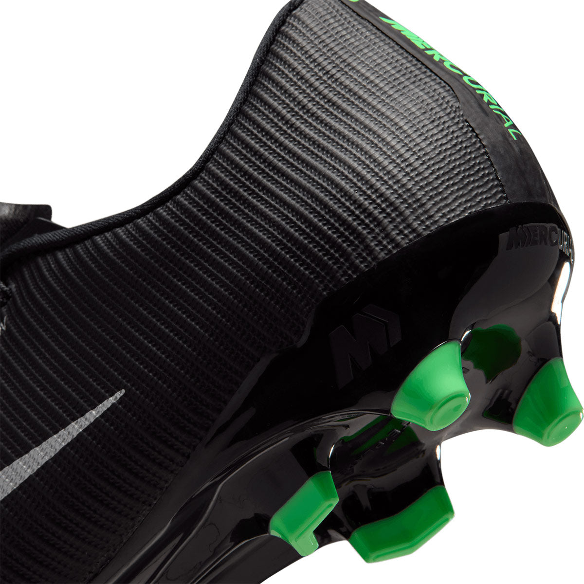 NIKE MERCURIAL VAPOR 17 ACADEMY FG/MG - BLACK/ILLUSION GREEN/BLACK