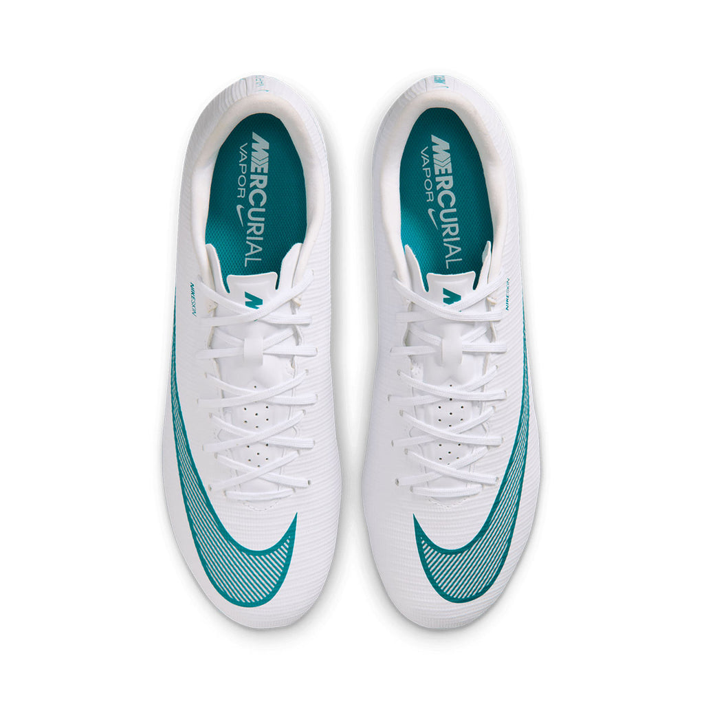 NIKE MERCURIAL VAPOR 17 ACADEMY FG/MG - WHITE/DUSTY CACTUS