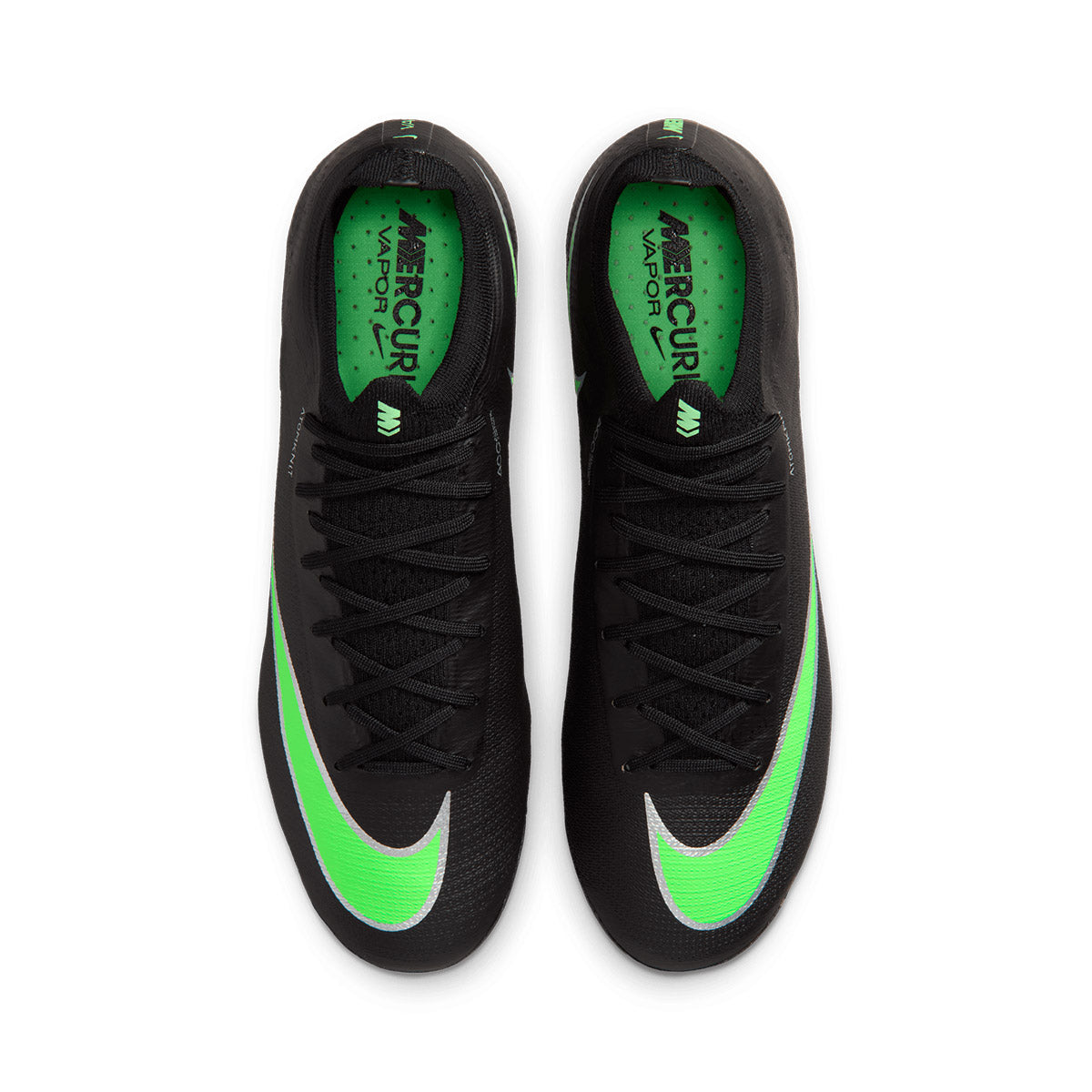 NIKE MERCURIAL VAPOR 17 ELITE FG - BLACK/ILLUSION GREEN/BLACK