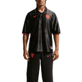 NIKE NETHERLANDS ENERGY SS TOP JERSEY - BLACK/HYPER CRIMSON/HYPER CRIMSON