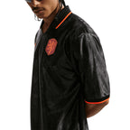 NIKE NETHERLANDS ENERGY SS TOP JERSEY - BLACK/HYPER CRIMSON/HYPER CRIMSON