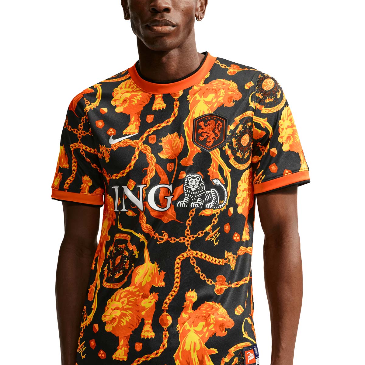 NIKE NETHERLANDS X PATTA ACADEMY PRO SS TOP PRE MATCH X2 - BLACK/WHITE