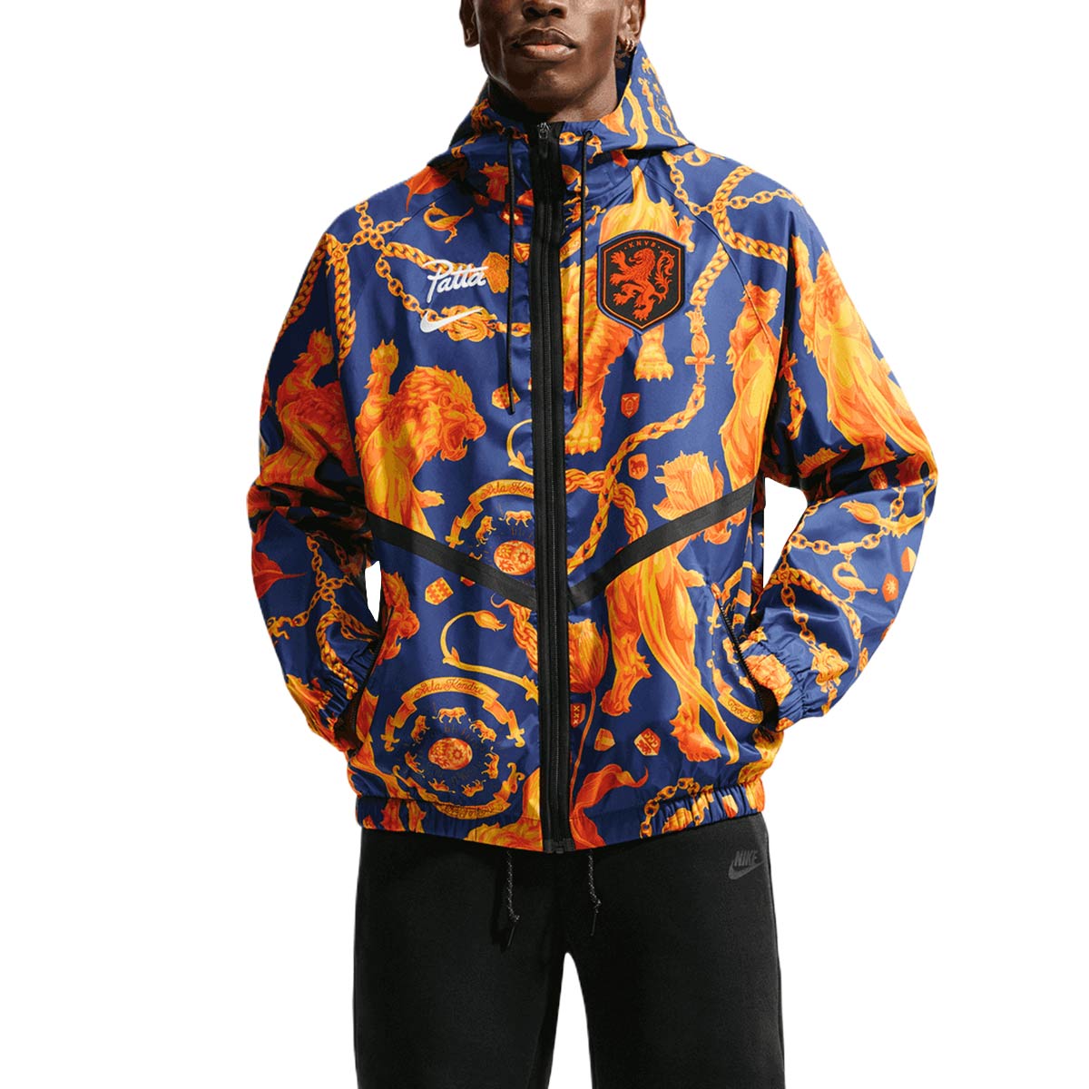 NIKE NETHERLANDS X PATTA KMD ANTHEM JACKET X2 SE - DEEP ROYAL BLUE/WHITE