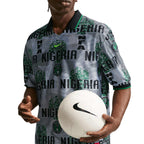 NIKE NIGERIA ENERGY SS TOP JERSEY - WHITE/BLACK/PINE GREEN/ELECTRIC GREEN