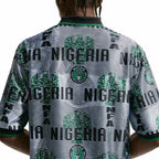 NIKE NIGERIA ENERGY SS TOP JERSEY - WHITE/BLACK/PINE GREEN/ELECTRIC GREEN