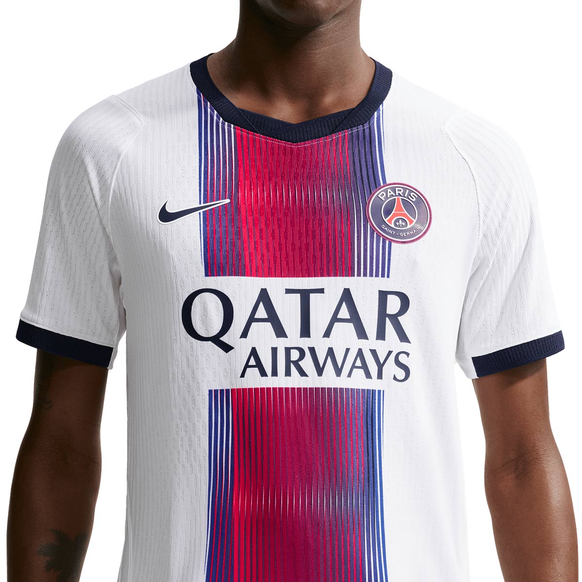 NIKE PARIS SAINT GERMAIN 2026/2027 AWAY PLAYER JERSEY - WHITE/COLLEGE NAVY/COLLEGE NAVY