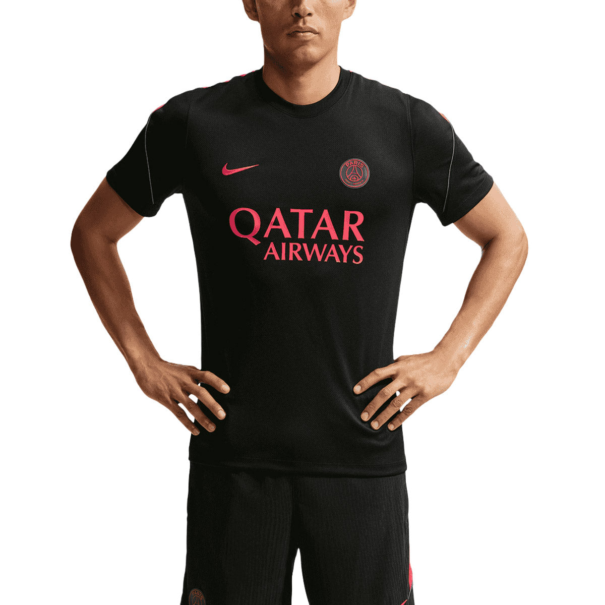 NIKE PARIS SAINT GERMAIN 2026/2027 STRIKE SS TOP - BLACK/HYPER ROYAL/GLOBAL RED/GLOBAL RED