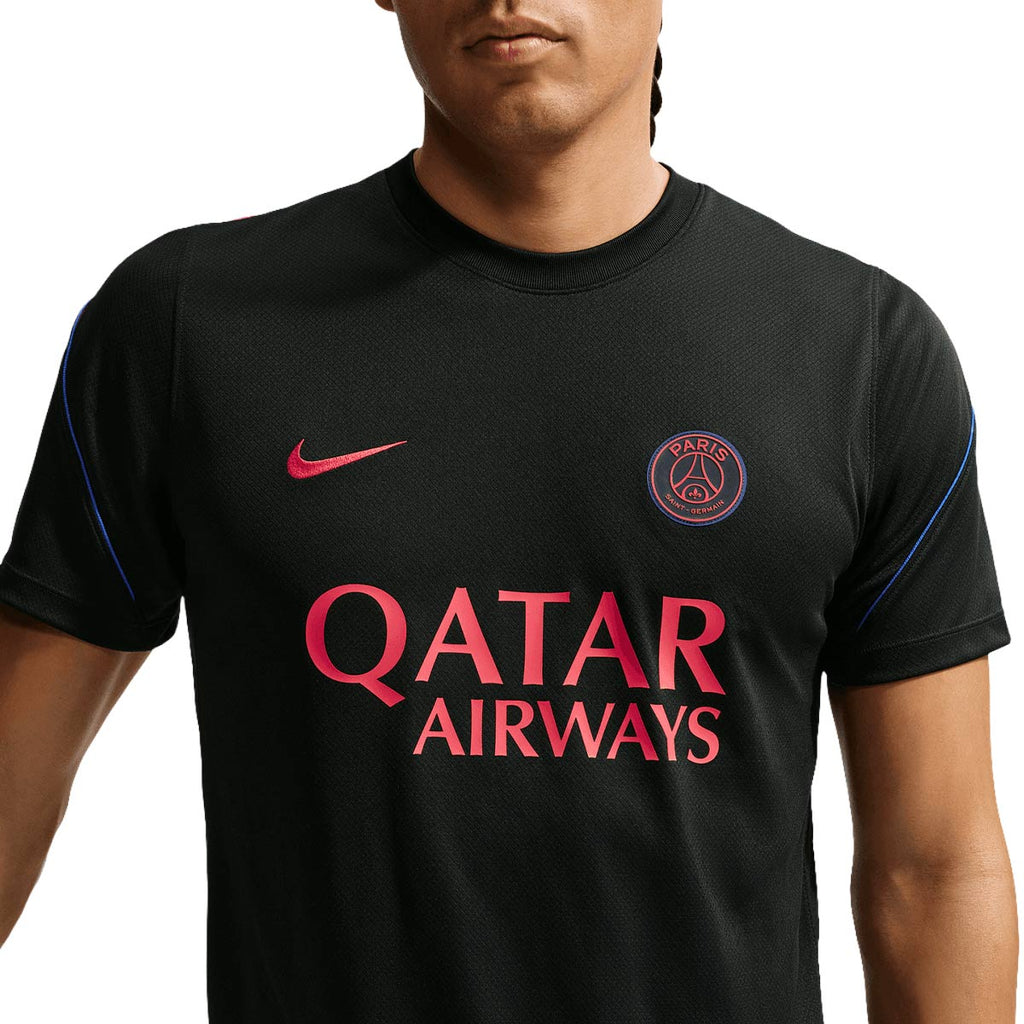 NIKE PARIS SAINT GERMAIN 2026/2027 STRIKE SS TOP - BLACK/HYPER ROYAL/GLOBAL RED/GLOBAL RED