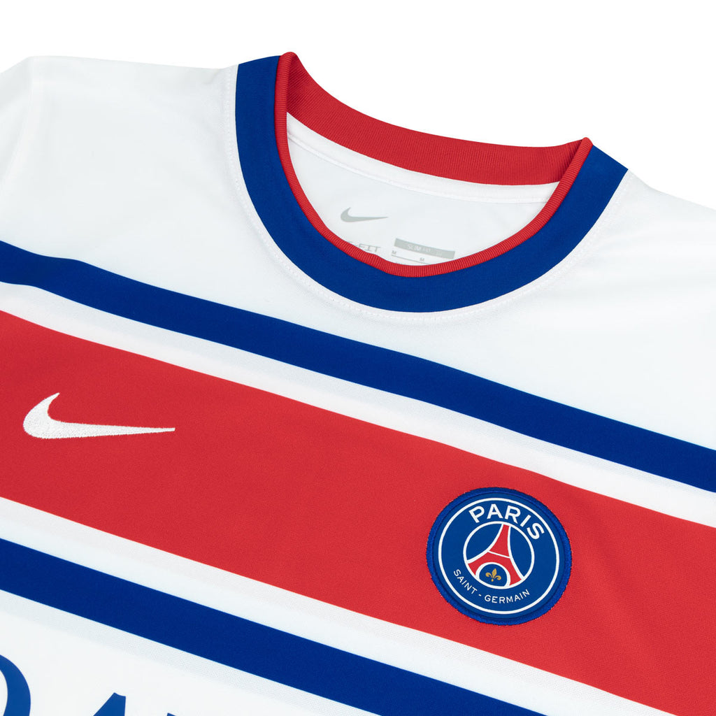 NIKE PARIS SAINT GERMAIN 2026/2027 ACADEMY PRO SS TOP PRE MATCH - WHITE/OLD ROYAL/UNIVERSITY RED/WHITE