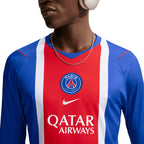 NIKE PARIS SAINT GERMAIN 2026/2027 HOME REPLICA LONG SLEEVE JERSEY - OLD ROYAL/WHITE/UNIVERSITY RED/WHITE