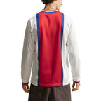 NIKE PARIS SAINT GERMAIN AWAY ENERGY LONG SLEEVE JERSEY - SAIL/UNIVERSITY RED/UNIVERSITY RED