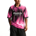 NIKE PARIS SAINT GERMAIN ENERGY SS TOP JERSEY - PINK BEAM/BLACK/BLACK/FIELD SILVER