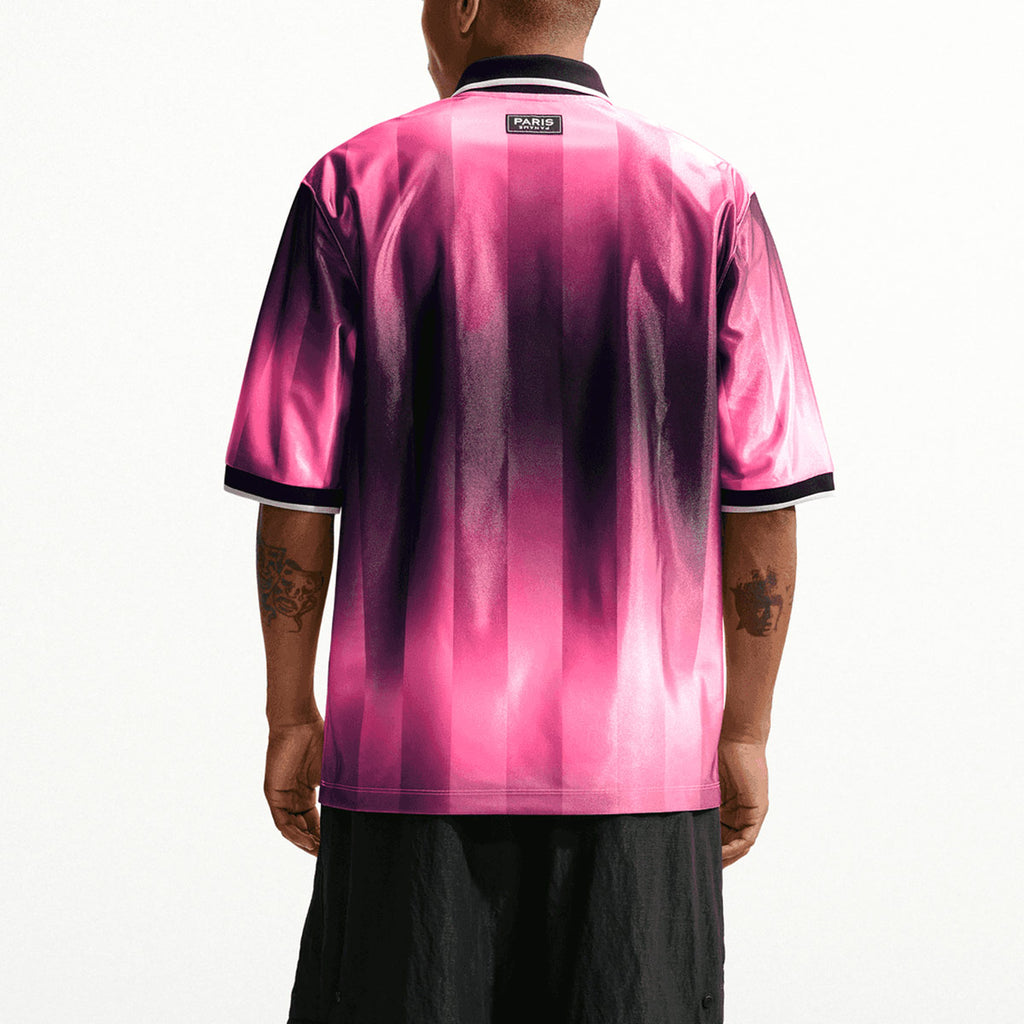 NIKE PARIS SAINT GERMAIN ENERGY SS TOP JERSEY - PINK BEAM/BLACK/BLACK/FIELD SILVER