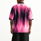 NIKE PARIS SAINT GERMAIN ENERGY SS TOP JERSEY - PINK BEAM/BLACK/BLACK/FIELD SILVER