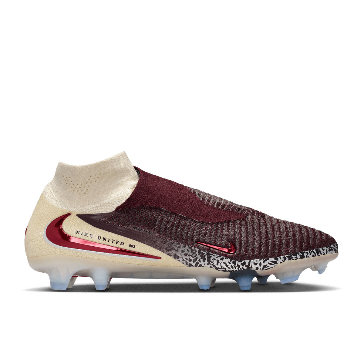 NIKE PHANTOM 6 HIGH ELITE NU3 FG - BURGUNDY CRUSH/UNIVERSITY RED FOSSIL