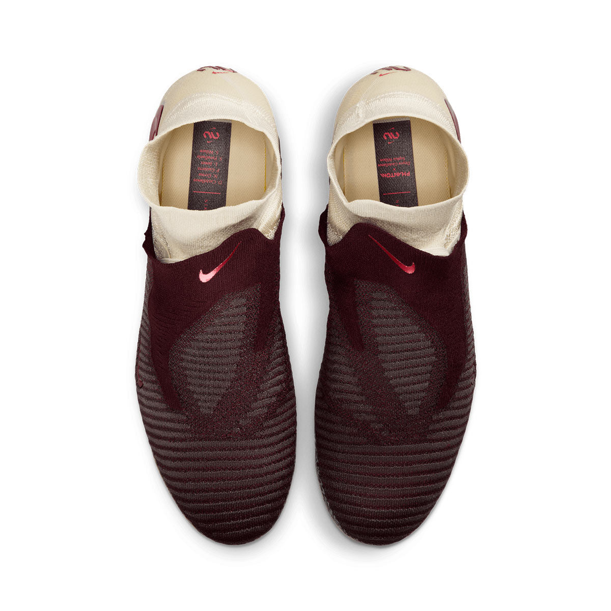 NIKE PHANTOM 6 HIGH ELITE NU3 FG - BURGUNDY CRUSH/UNIVERSITY RED FOSSIL